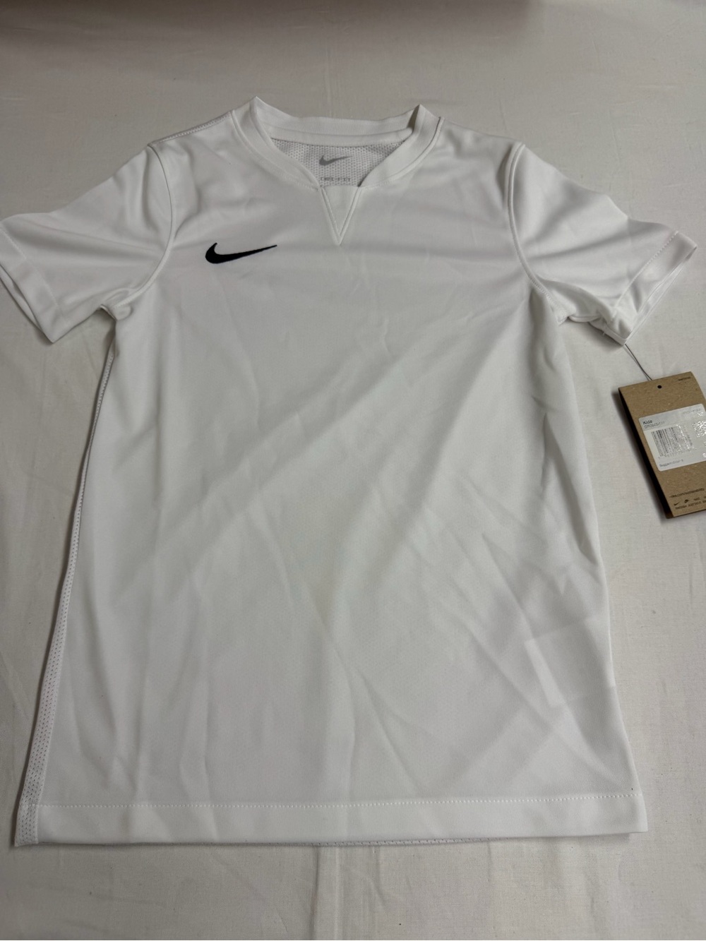 Nike youth White  Dri-FIT Short Sleeve Training Shirt